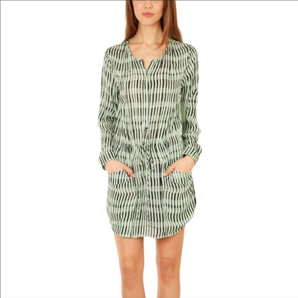 A.L.C. Silk Simona Printed Tunic Dress size S/P